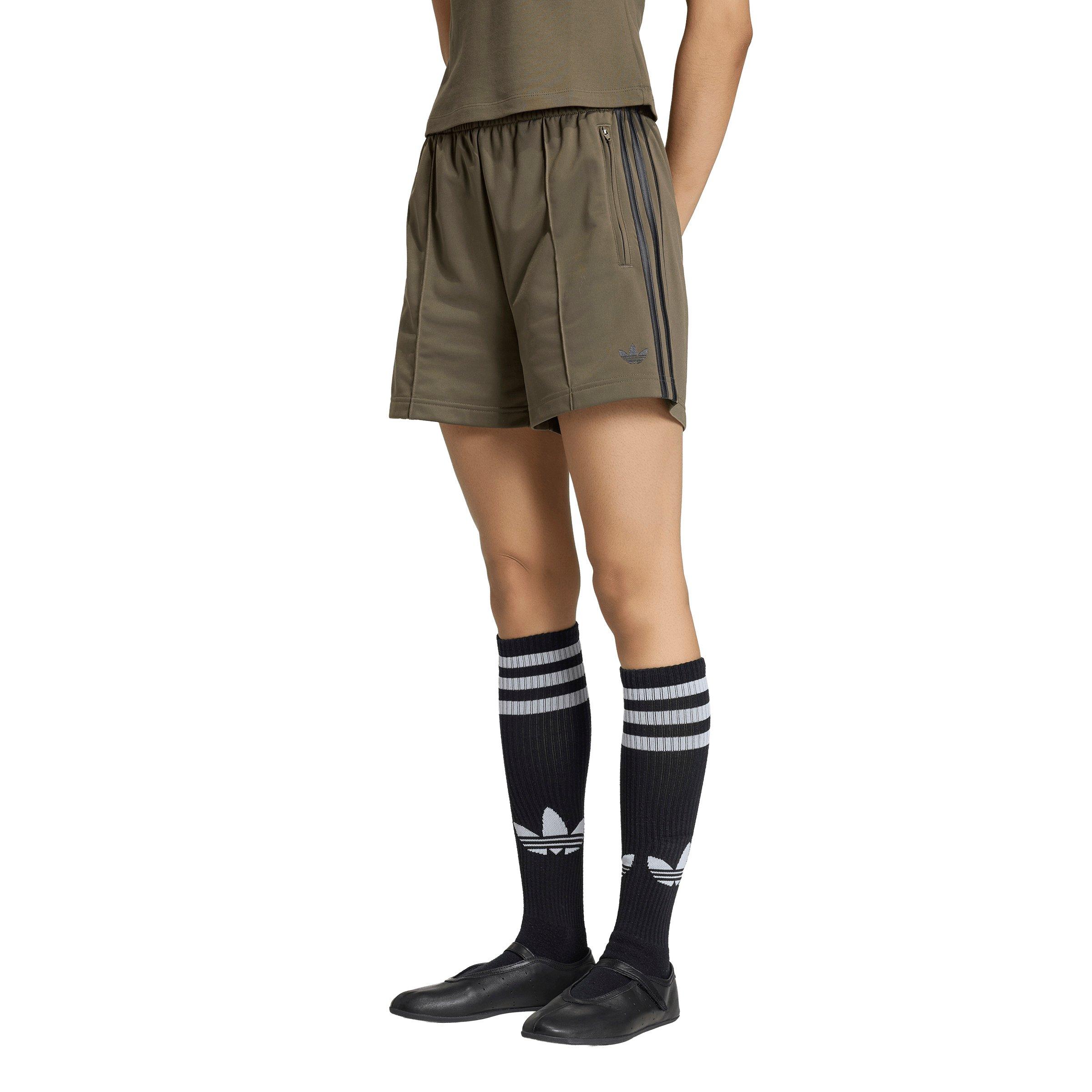 adidas Originals Women's Firebird Classic Shorts - Brown/Black - BROWN/BLACK